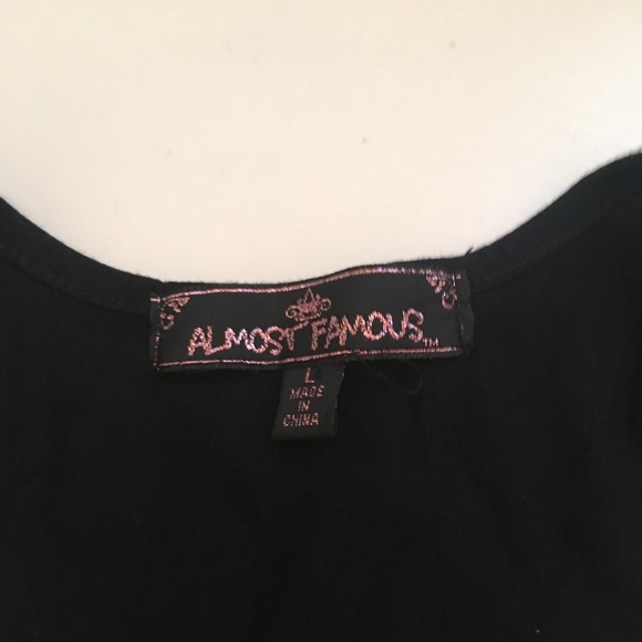 Nice black top with blue and gold sequins! - Picture 2 of 3